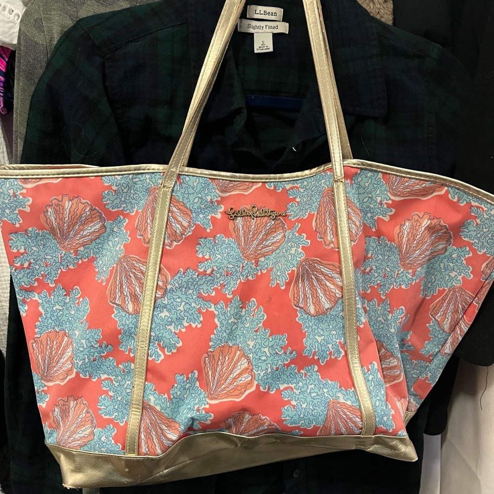 Lily Pulitzer beach bag